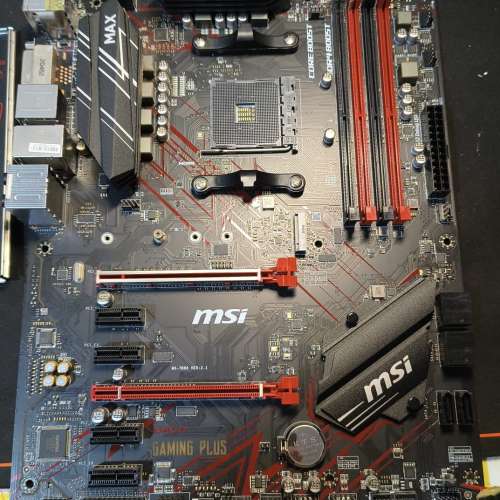 B450 GAMING PLUS MAX  ATX主機板 ((正版Window10Pro啟動碼)) Socket AM4