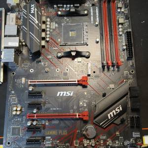 B450 GAMING PLUS MAX  ATX主機板 ((正版Window10Pro啟動碼)) Socket AM4
