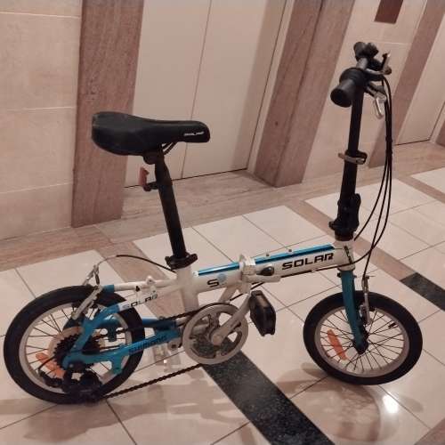Solar 140S 鋁合金車身，合中童，女士用單車一部 ，14吋，可摺。
