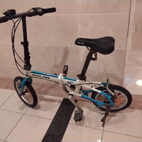 Solar 140S 鋁合金車身，合中童，女士用單車一部 ，14吋，可摺。