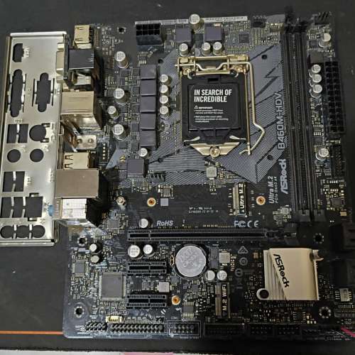 B460M-HDV Micro ATX主版 ((正版Window10Pro)) Socket 1200 支援 第10代 處理器