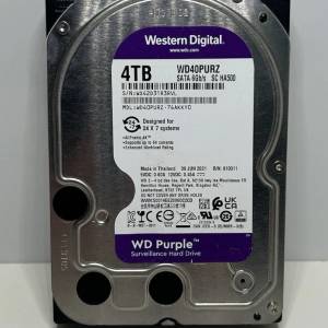 WD purple 4TB 3.5"