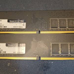 Desktop Ram TEAM 8GBx2 DDR4 2666 共16GB