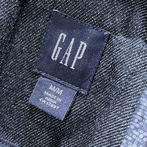 GAP Jeans Double breasted 女装 M碼 寶藍色 牛仔修腰孖襟褸 Classic Denim Jacket...