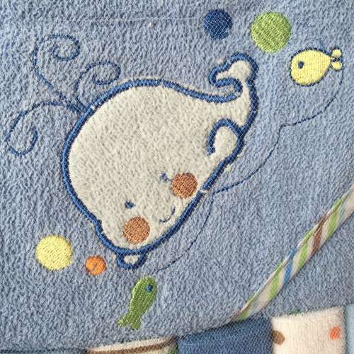Hooded Bath Towel WashCloths Gift Set for Newborns NEW 全新嬰兒毛巾套裝