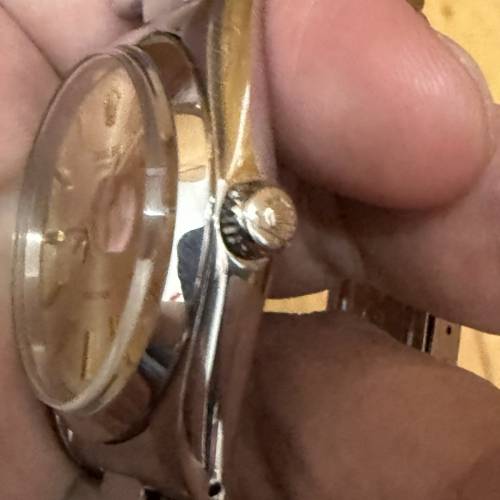 ROLEX 6694 經典上錬 氧化金面 34mm 膠鏡 78350帶12格 $16888
