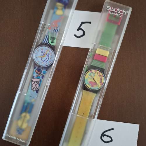 Swatch 手錶 1980's-1900's (Lot 2/1) 1-8 Quartz