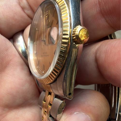 Tudor 74033 金鋼 勞的勞底 $6500