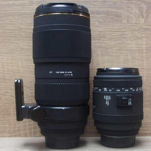 Sigma AF70-200mm + 70mm ( f2.8) EX 兩鏡---------Nikon mount