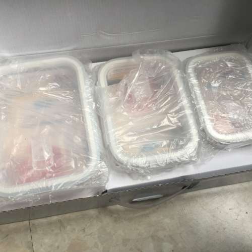 🍽  LEWEYA Glass Container 3pc Set NEW 全新 保鮮容器 3件套 🍽
