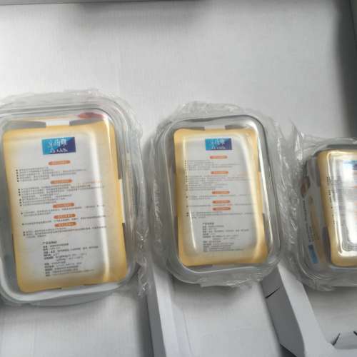 🍽  LEWEYA Glass Container 3pc Set NEW 全新 保鮮容器 3件套 🍽