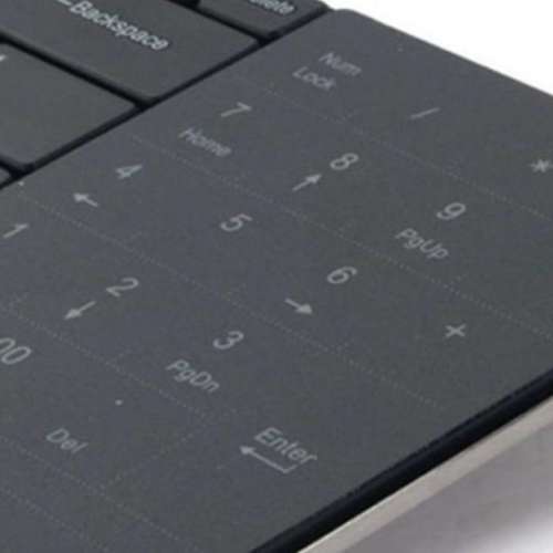 Ultra-thin Wireless Keyboard  (DUAL Mode Connection Bluetooth /2.4GHz USB Dongle