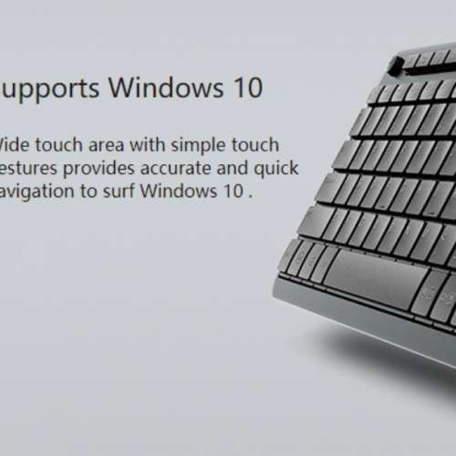 Ultra-thin Wireless Keyboard  (DUAL Mode Connection Bluetooth /2.4GHz USB Dongle