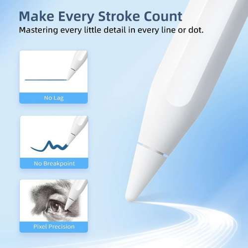 Baseus Stylus Pen for iPad 【Bluetooth Version 】DUAL Charging mode-Baseus APP