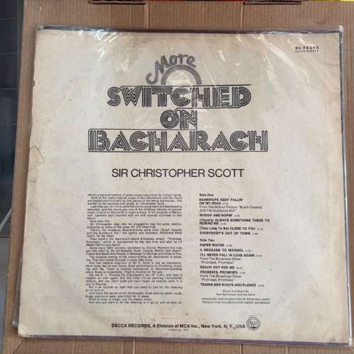 Switched on Bacharach 黑膠唱片