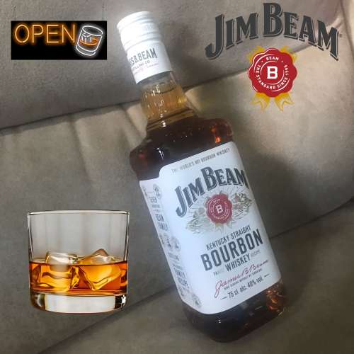 🥃  JIM BEAM Bourbon Whisky 75cl 40% 全新 威士忌 🍷