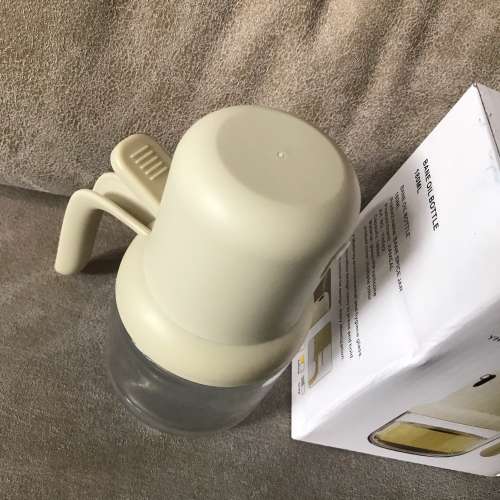 🍚 Bane Oil Dispenser Sprayer Bottle 180ml WHITE NEW 全新 按壓式 玻璃噴 油壺 ...