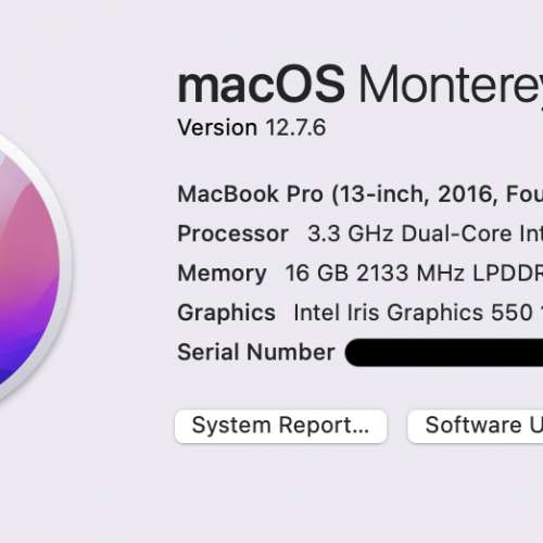 MacBook Pro 13&rdquo; 2016 i7/16+1TB Touch Bar 大容量
