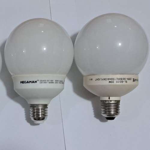圓珠 慳電膽 E27 白光 2個