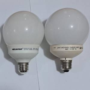 圓珠 慳電膽 E27 白光 2個