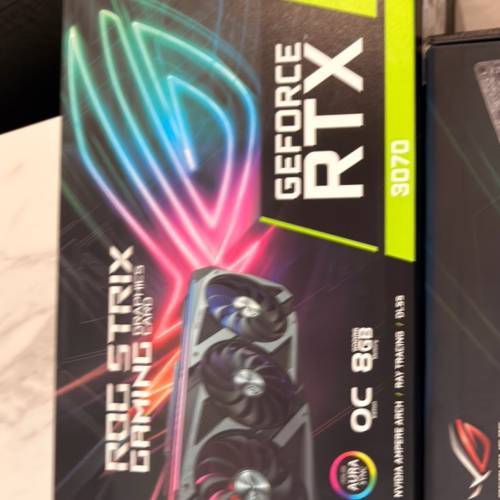 Asus ROG STRIX RTX3070 8G 顯卡 香港行貨有盒