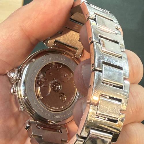 【罕有大錶徑】Cartier 卡地亞 Pasha 42mm 自動機械男錶 (精鋼奢華後鑲鑽圈) $34888