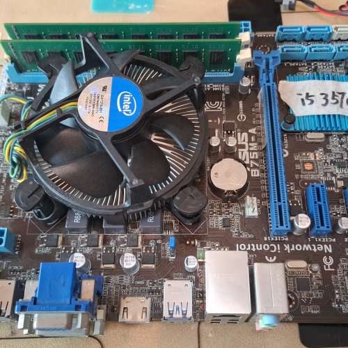 出售Asus B75ma 加i5 3570