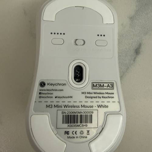 Keychron M3 Mini白色無線滑鼠