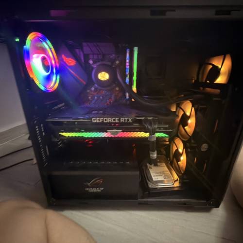 i5-8400/ROG RTX3070/8Gx2/ 一體水冷 電腦主機