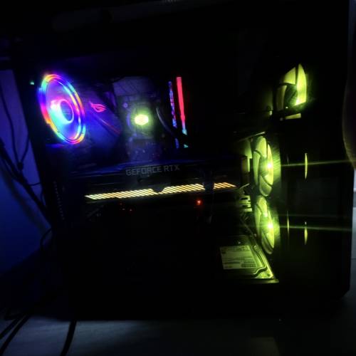 i5-8400/ROG RTX3070/8Gx2/ 一體水冷 電腦主機