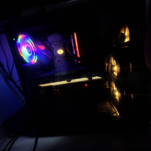 i5-8400/ROG RTX3070/8Gx2/ 一體水冷 電腦主機