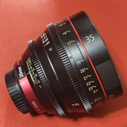 Canon CN-E 35mm T1.5 f1.4 LF 電影鏡 EF口 合各單反無反R8 R6 R5 C300 使用