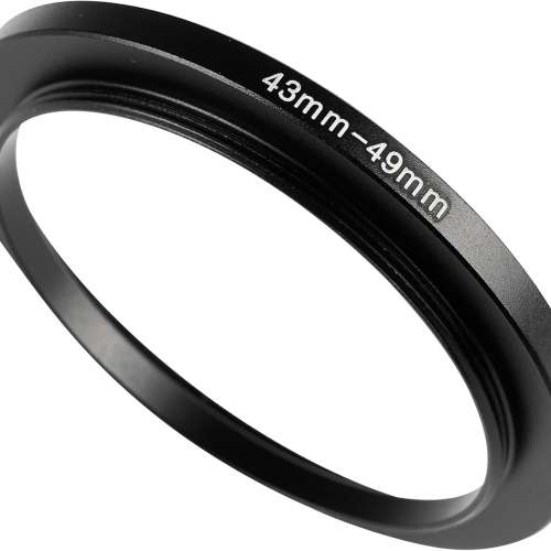 43mm - 49mm Step Up Filter Ring