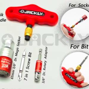 Jackly Rotary Magic Socket T- Handle tools Set 🛠    (Socket & Bit)
