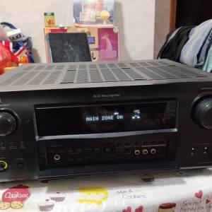 壞 天龍 Denon AVR 2809， 黑色，7成新，有花，可著機，冇聲出，無畫面，當零件賣。...