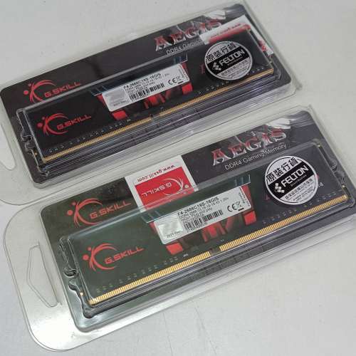 全新 G Skill Aegis DDR4 Gaming 16GB 單條