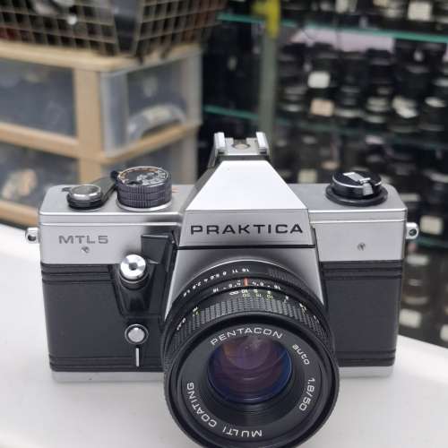 PRAKTICA MTL5 + PENTACON 50MM F1.8 有測光 M42 MOUNT