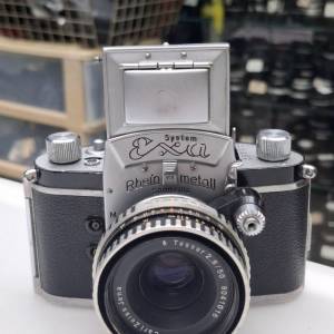 EXAKTA 腰屏BODY + CARL ZEISS JENA TESSAR 50MM F2.8 全正常