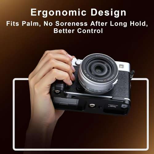 HAOGE HG-FUXE5N-B Hand Grip Bracket Holder For FujiFilm XE-5 / XE5 (快拆手柄)