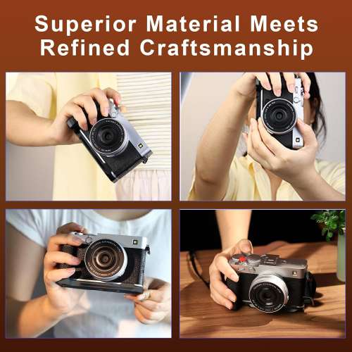 HAOGE HG-FUXE5N-B Hand Grip Bracket Holder For FujiFilm XE-5 / XE5 (快拆手柄)