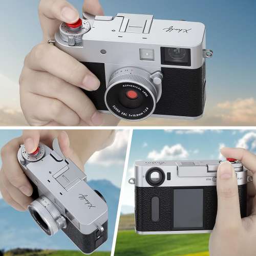 Haoge THB-XHALF-S Thumb Handle For Fujifilm X half Camera Accessories Silver (...