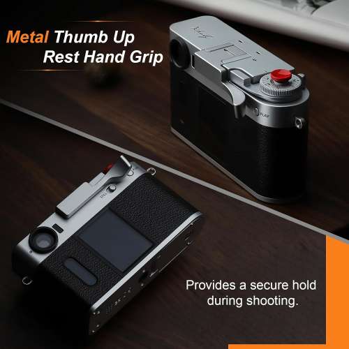 Haoge THB-XHALF-S Thumb Handle For Fujifilm X half Camera Accessories Silver (...