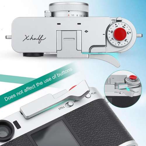 Haoge THB-XHALF-S Thumb Handle For Fujifilm X half Camera Accessories Silver (...