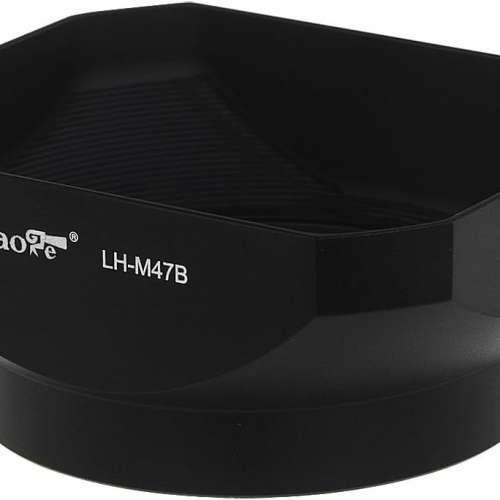 Haoge Black Metal Lens Hood For Olympus M.ZUIKO Digital 12mm f/2 LH-M47B  (金...