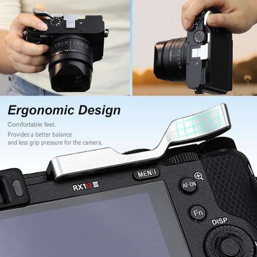 Haoge THB-RX1RIII-S Thumb Handle For Sony RX1R III Camera Accessories Silver (...