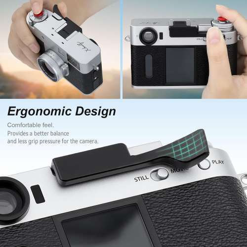 Haoge THB-XHALF-B Thumb Handle For Fujifilm X half Camera Accessories Black (黑...