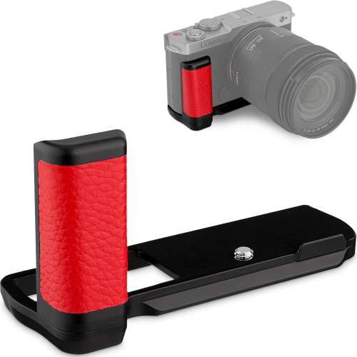 HAOGE HG-S9-R Hand Grip Bracket Holder For PANASONIC LUMIX S9 (紅色快拆手柄)