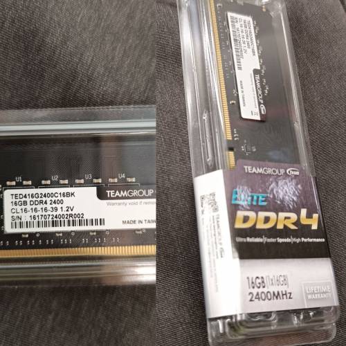 TEAMGROUP DDR4 2400 16GB RAM