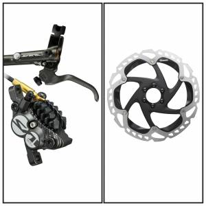 極新淨 Shimano Saint M820 油壓碟煞前後一套 連 原裝MT905 203mm 碟一對