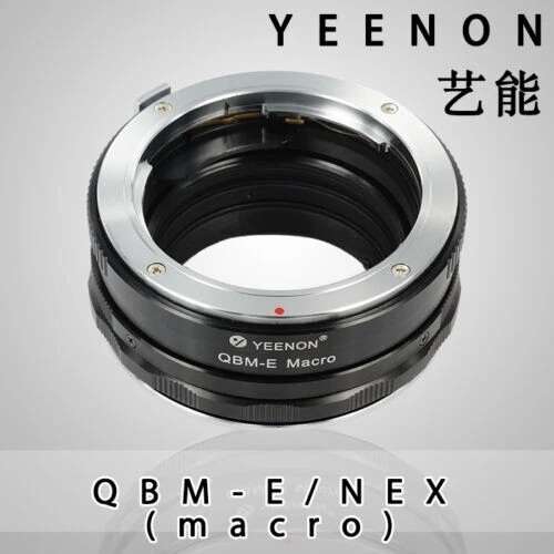 YEENON Rollei QBM lens to SONY E-MOUNT body QBM-NEX Helicoid Adapter